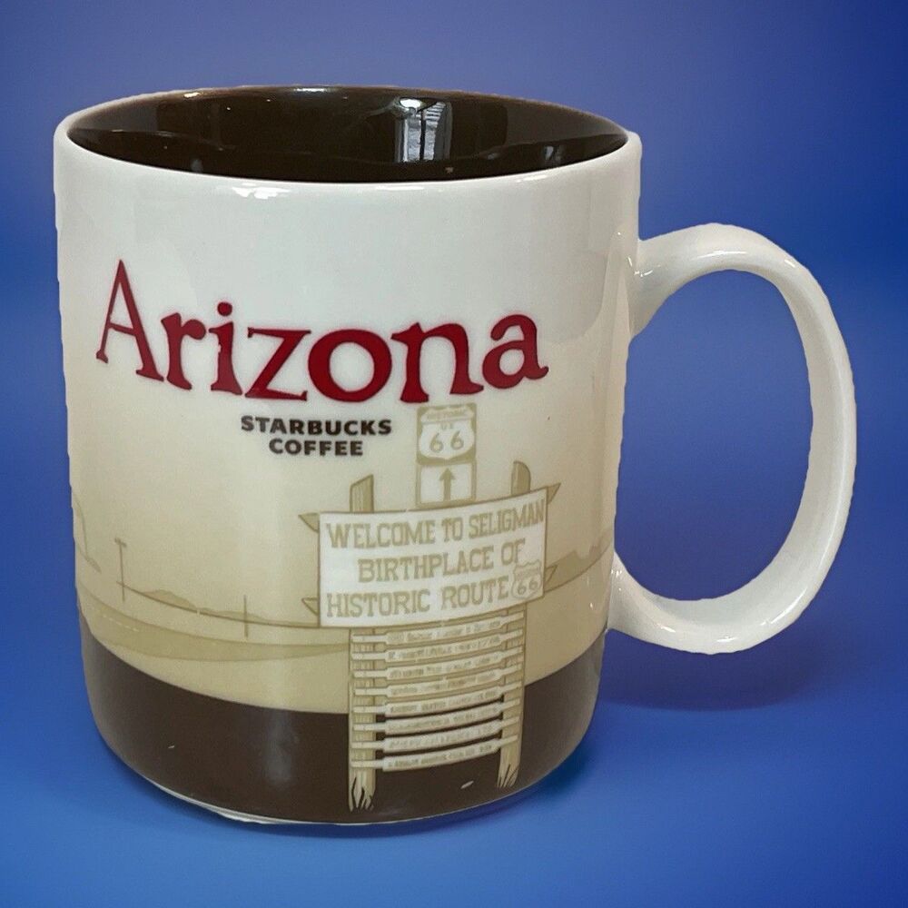 Starbucks ARIZONA Mug Collector Series 2009 Ceramic Coffee Cup 16 oz